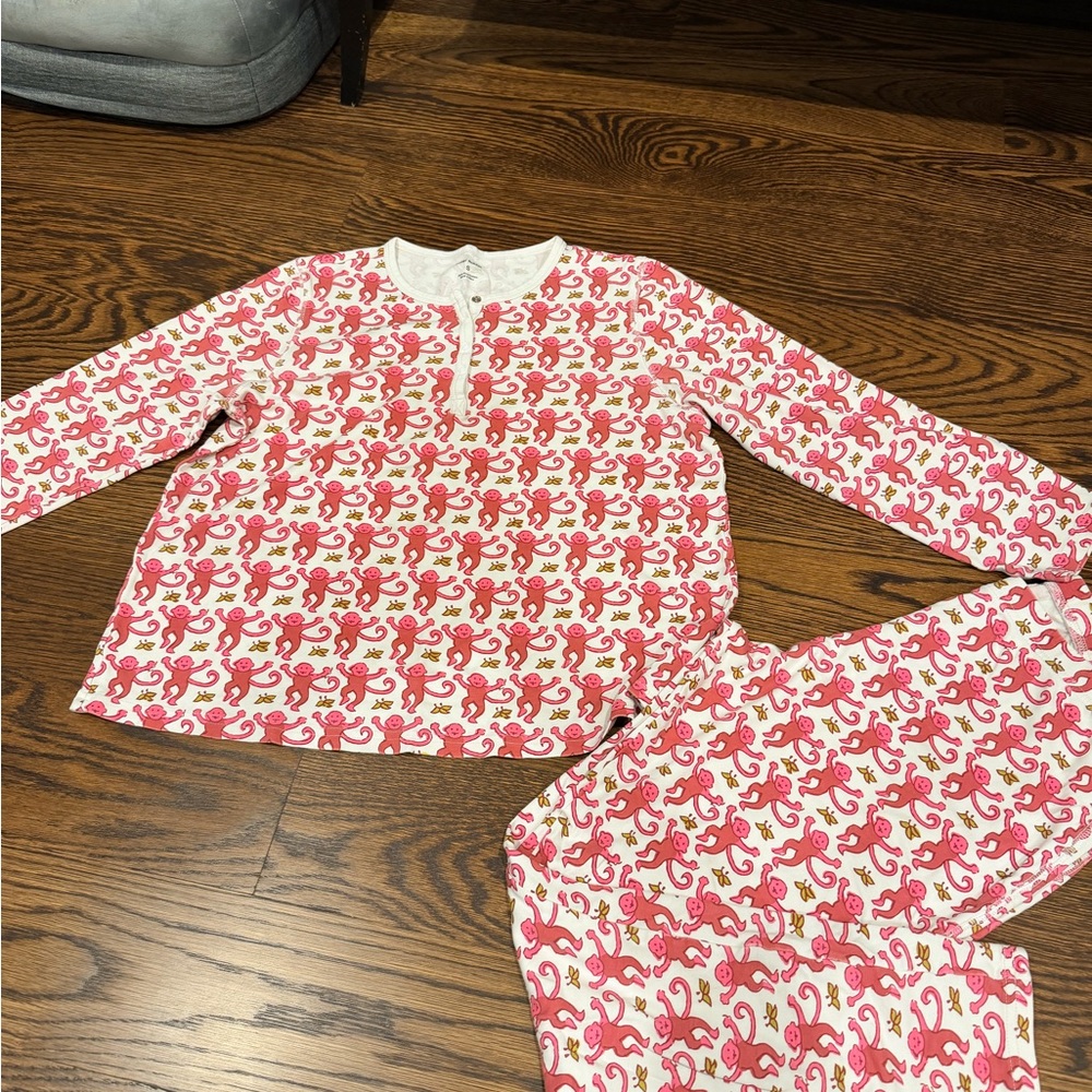Roller Rabbit Pink and White womens Pajama Set
